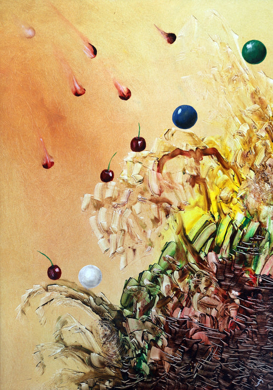 TŘEŠŇOVÝ DÉŠŤ - surrealismus v podání známého umělce